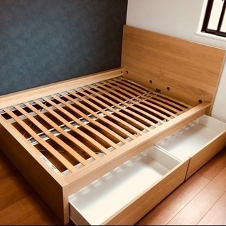IKEA マルム ダブルベッドフレーム