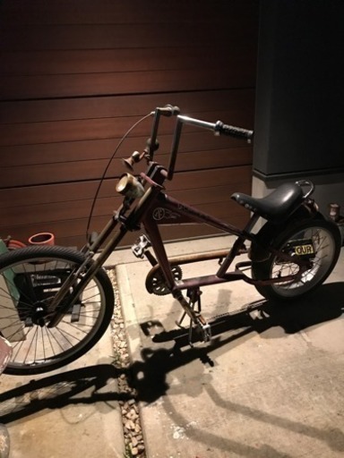 すごいチョッパーの自転車 チャイルドシート