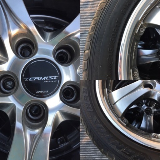 夏タイヤ アルミ / WORK TERMIST mono /VENTUS HRⅡ /215  