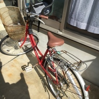 フロントチャイルドシート付き自転車