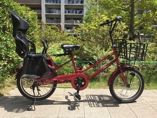 子供乗せ自転車レインカバー付き ３段ギア