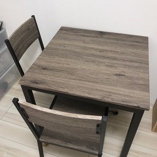 ダイニングテーブル 椅子×2