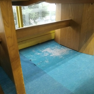 札幌 カリモク 天然木テーブル ダイニング 食卓 イスなし ログハウス