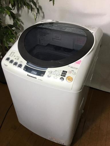 関東送料無料★☆☆Panasonic 全自動 洗濯 乾燥機 NA-FR-80H5 洗8kg/乾4.5kg エコウォッシュシステム 省エネ ☆☆★