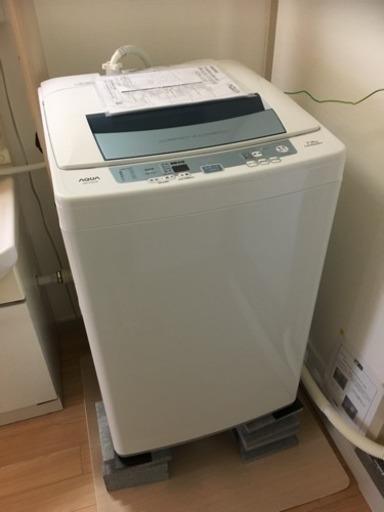 ★未使用品★ AQUA洗濯機 7kg 2016年(説明書付き)