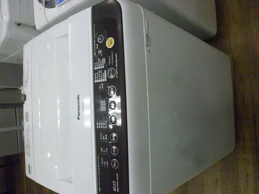 R 中古 Panasonic 全自動洗濯機 (6.0kg) NA-F60PB9 2015年製