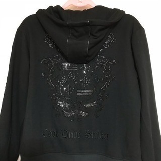 men's 黒パーカー L size