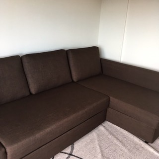 IKEA  ソファー  FRＩHETEN ダークブラウン 格安
