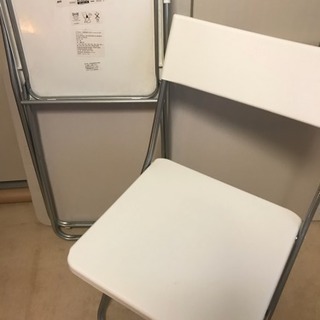 IKEA 折りたたみ椅子 二脚セット