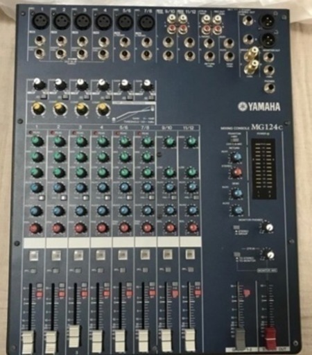 YAMAHAミキサーMG124c〔電源アダプタ付〕