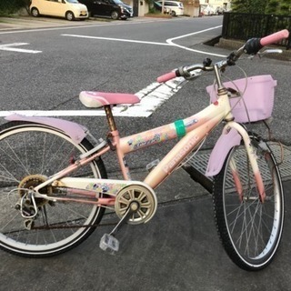 売り切れました★ 自転車 24インチ Panasonic製 ピンク