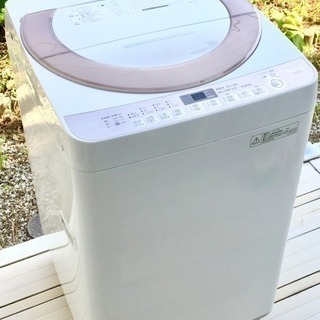 シャープ 洗濯機 2017年製 美品 甲府または東京