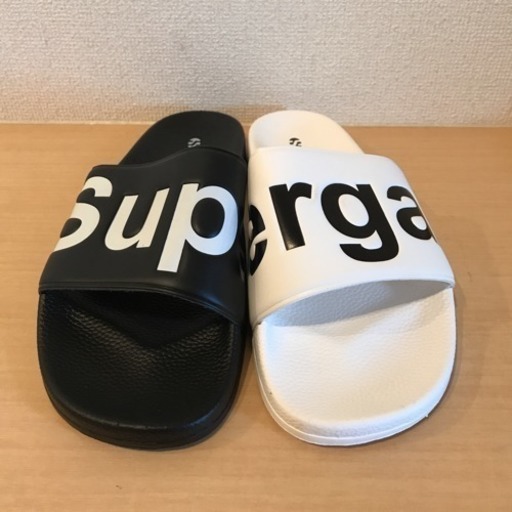 superga サンダル 白×黒 ツートンカラー size27〜28㎝