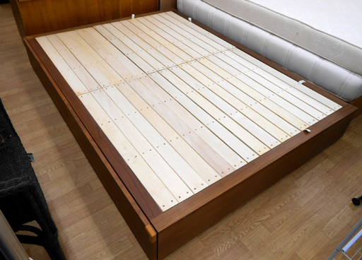日本格安 無印良品　収納ベッド　ダブルサイズ ダブルベッド