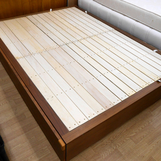 無印良品 収納ベッド ダブル ウォールナット材