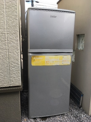 ２ドアのハイアール冷蔵庫