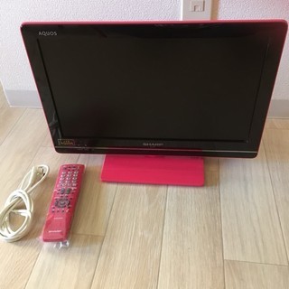シャープ 19V型 ハイビジョン 液晶 テレビ AQUOS LC-19K7 ピンク シャープ 19V型 ハイビジョン 液晶 テレビ AQUOS LC-19K7 ピンク