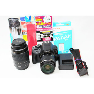 ☆スマホ転送OK☆Canon EOS Kiss X7 ダブルレンズキット