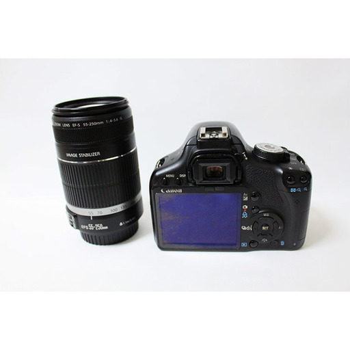 ☆ダブルレンズセット☆一眼レフ入門におススメ◎Ｃａｎｏｎ　ＫＩＳＳ　Ｘ3 初心者おすすめ Canon kiss X3 ダブルレンズセット スマホ転送