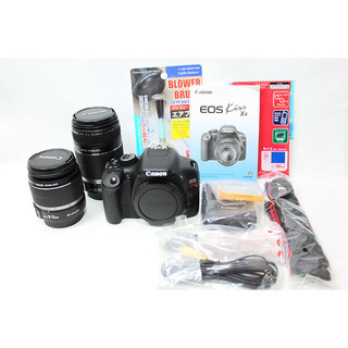 純正セット◆美品◆canon kiss x4 ダブルズームセット