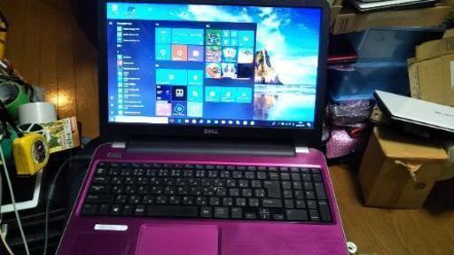 (完売御礼)アプリ最強 DELL 薄型紫色の凄いやつ 15.6インチWIDE