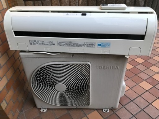 【取引完了】TOSHIBA 6畳用 2012年 2.2kW ルームエアコン 板橋区