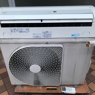 【取引完了】10畳用 200V TOSHIBA 2.8kW 2012年 ルームエアコン 板橋区