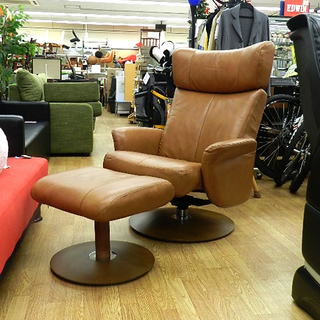 良品計画 1人掛け用リクライニングチェア 布 NA【ユーズドユーズ名古屋 