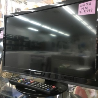 ☆ シャープ AQUOS 19インチ 液晶テレビ LC-19P5 2017年製 ☆ - テレビ