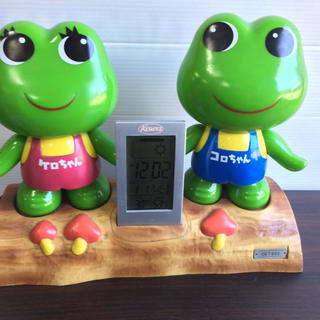 希少 激レア 店頭用 ケロちゃん ケロコちゃん 置き型時計付き USED 調布市