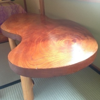 木製のローテーブル 座卓