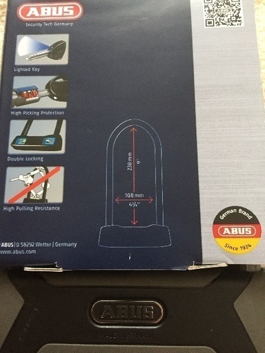 最強レベル Abus X Plus U字ロック ウッキー 川口のロードバイクの中古あげます 譲ります ジモティーで不用品の処分