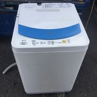 【売却済】送風乾燥機能つき 4.2kg 洗濯機