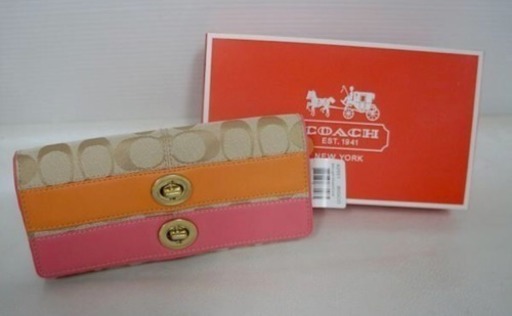 新品 coach ボニー 長財布