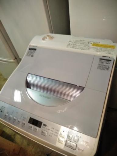 SHARP 乾燥機能付 全自動洗濯機 5.5kg ES-TX550 2016年製