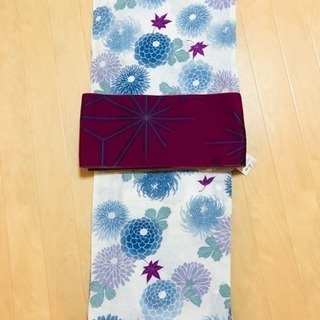 浴衣 嵐山よしむら 菊 紅葉柄