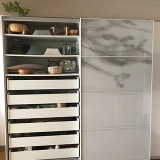 急募 Ikea イケア ワードローブ パックス トッネス 引戸付き 食器棚として使用してました ナオ 東大宮の収納家具 タンス 衣類収納 の中古あげます 譲ります ジモティーで不用品の処分