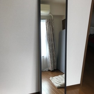 IKEA ミラー, ブラック, 40 x 150 cm
