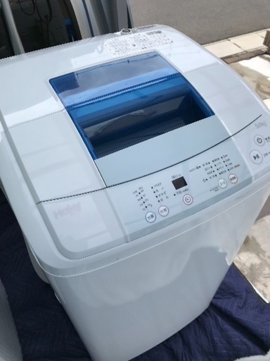 取引中。2016年製ハイアール全自動洗濯機5キロ美品！千葉県内配送無料！設置無料！