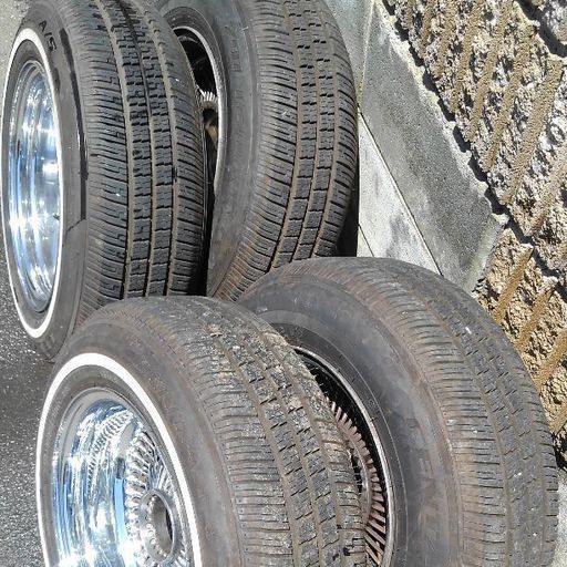 デイトンワイヤーホイール14インチ7J72スポークローライダーキャディ