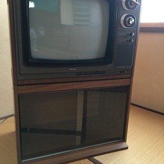 昭和レトロなカラーテレビ ジャンク品