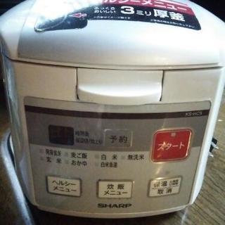 SHARP 3合炊 炊飯器 KS-HC5-W