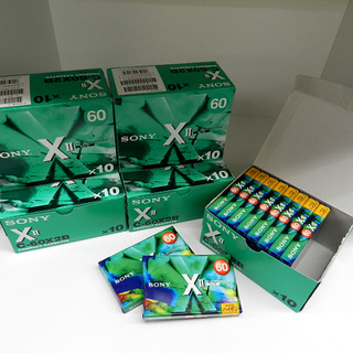 新品 SONY/ソニー カセットテープ XⅡハイポジ 60分 50本セット  クイックスタート＆クイックリバース C-60X2B 札幌市 清田区 平岡