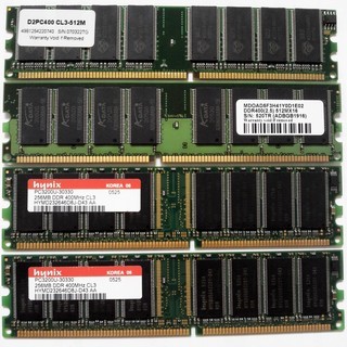 512MB他 PC3200U(DDR-400)メモリ