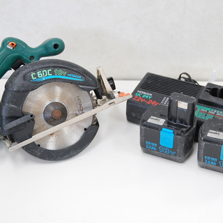 日立工機 18V コードレス丸のこ 165mm C6DC 充電器・バッテリー２個付属 札幌市 清田区 平岡