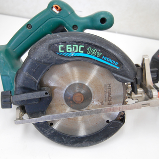 日立工機 18V コードレス丸のこ 165mm C6DC 充電器・バッテリー２個付属 札幌市 清田区 平岡
