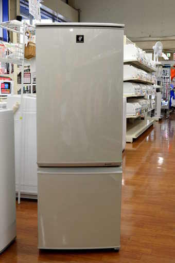 シャープの2ドア冷蔵庫（SJ-PD17T-N）2011年製【安心！6ヶ月保証付】
