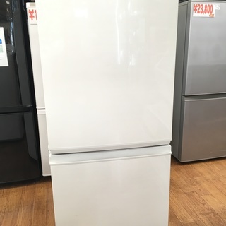 【安心6ヶ月保証】2ドア冷蔵庫 SHARP SJ-D14B 2016年製【トレファク上尾店】 安心12ヶ月保証】シャープ2ドア冷蔵庫（トレファク上尾店）