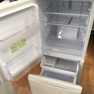【安心6ヶ月保証】2ドア冷蔵庫 SHARP SJ-D14B 2016年製【トレファク上尾店】 安心12ヶ月保証】シャープ2ドア冷蔵庫（トレファク上尾店）