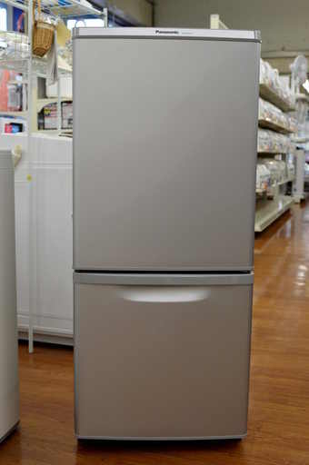 パナソニックの2ドア冷蔵庫（NR-B147W）2014年製【安心！6ヶ月保証付】